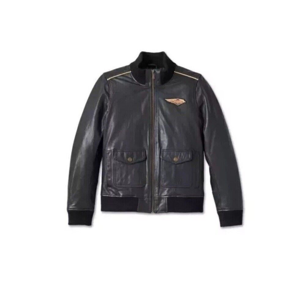 Harley-Davidson 120th Anniversary Black Bomber Jacket Women’s Size XL NWT